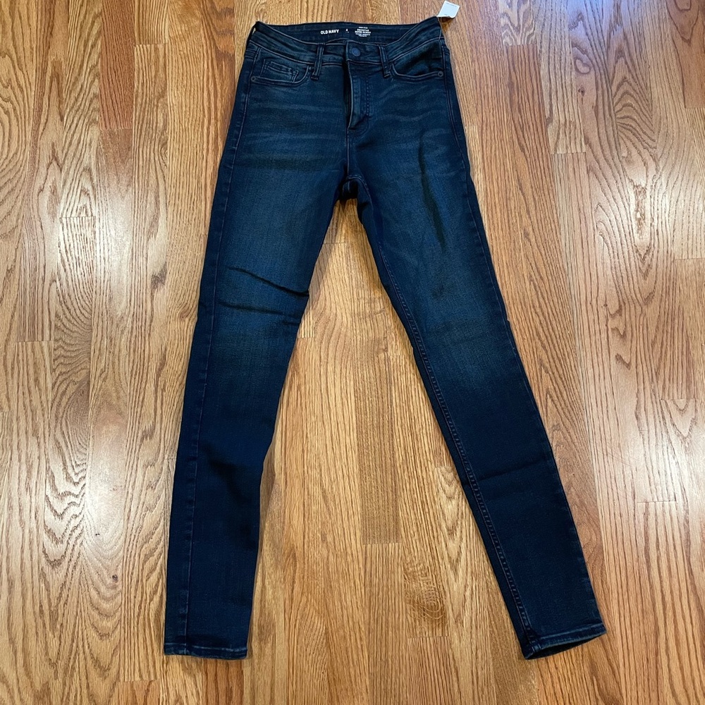 Old Navy High Rise Rockstar Super Skinny Jeans Size 4 Long